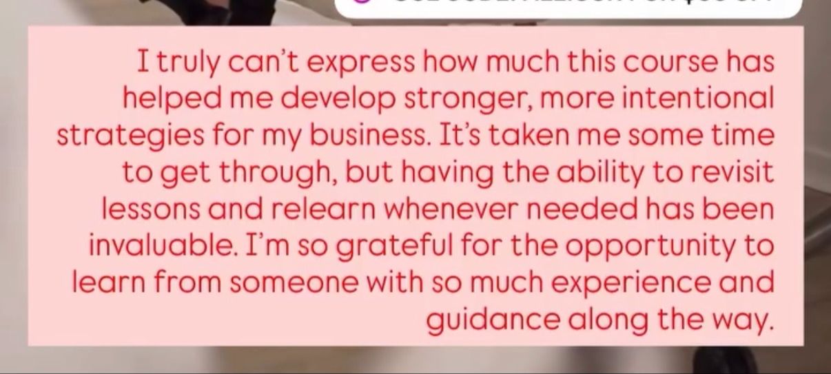 Student testimonial 2-3